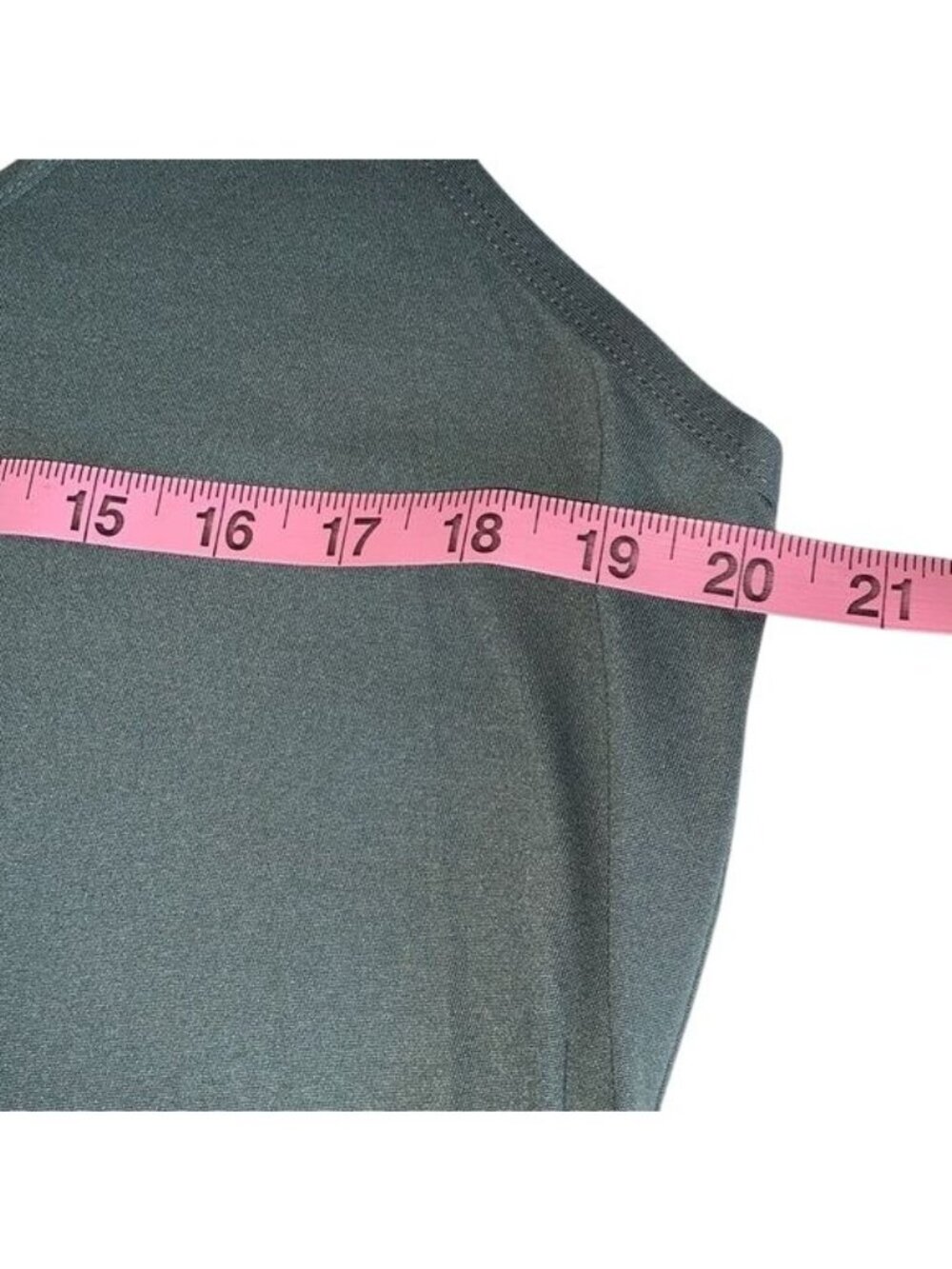 Xersion Womens Racerback Tank Top L Green Lightweight Athletic Activewear 100% P - Picture 9 of 9